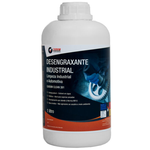 Desengraxante Industrial - 1 litro (CADIUM CLEAN 391)