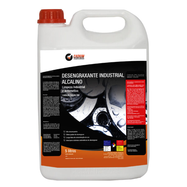 Desengraxante Alcalino Automotivo - 5 litros (CADIUM CLEAN RM)