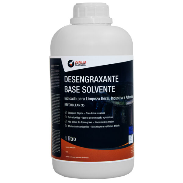 Desengraxante Solvente - 1 litro (REFORCLEAN 35)