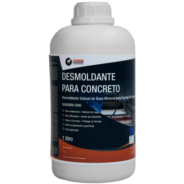 Desmoldante para Cimento - 1 litro (SOLVEBRA 5000)