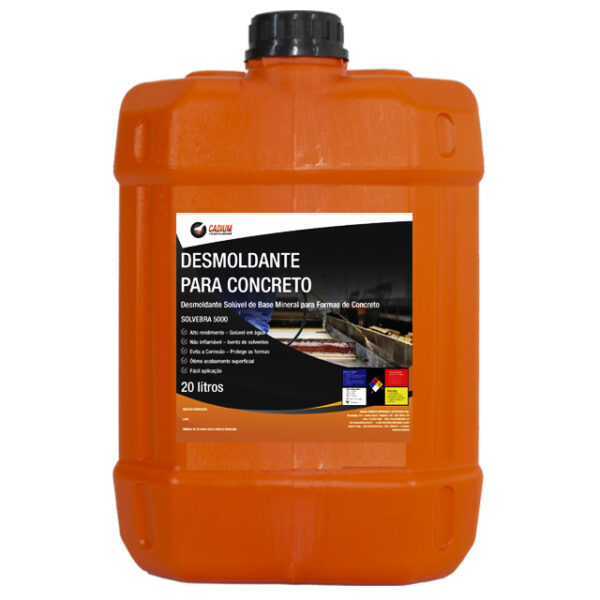 Desmoldante para Formas Metálicas - 20 litros (SOLVEBRA 5000)